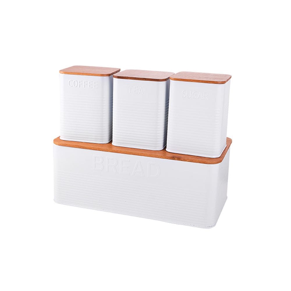 Conjunto Porta Pão Mimo BH23353 Inox Branco