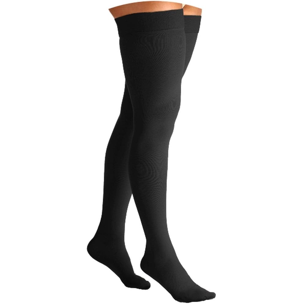 Meia Sigvaris Select Confort  20-30 Mmhg  7/8 Af 862 Ponteira Fechada Preta XG