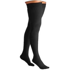 Meia Sigvaris Select Confort 20-30 Mmhg 7/8 Af 862 Ponteira Fechada Preta XG