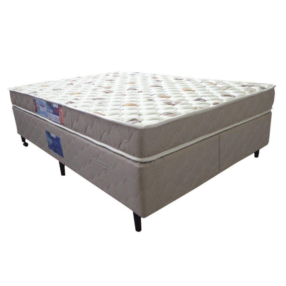 Cama Box + Colchão Netsono Casal Double Face D33 138x188x52cm