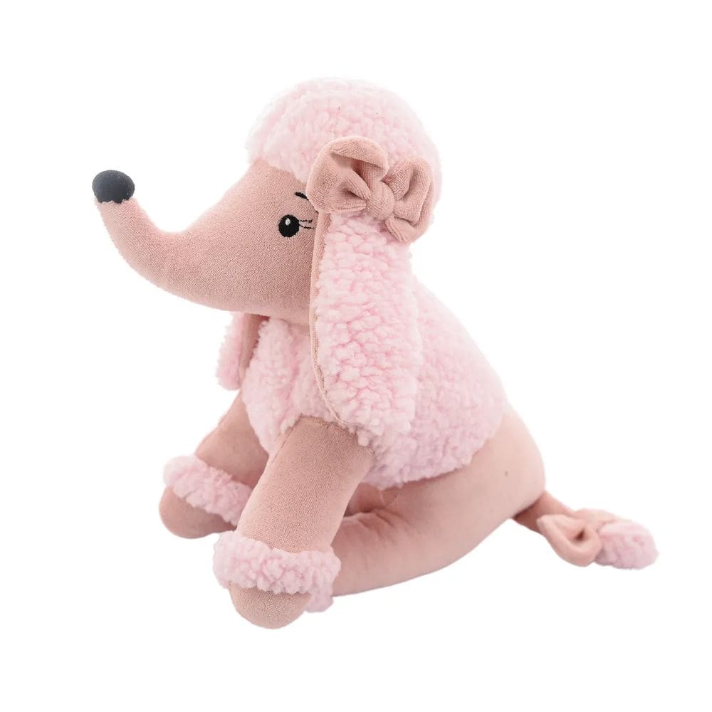 Pelúcia Sophie Poodle Bege E Rosa (38X15Cm)