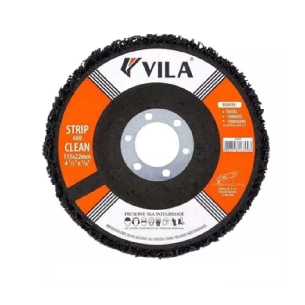 Disco de Limpeza Strip And Clean 4.1/2 115X22MM - Vila