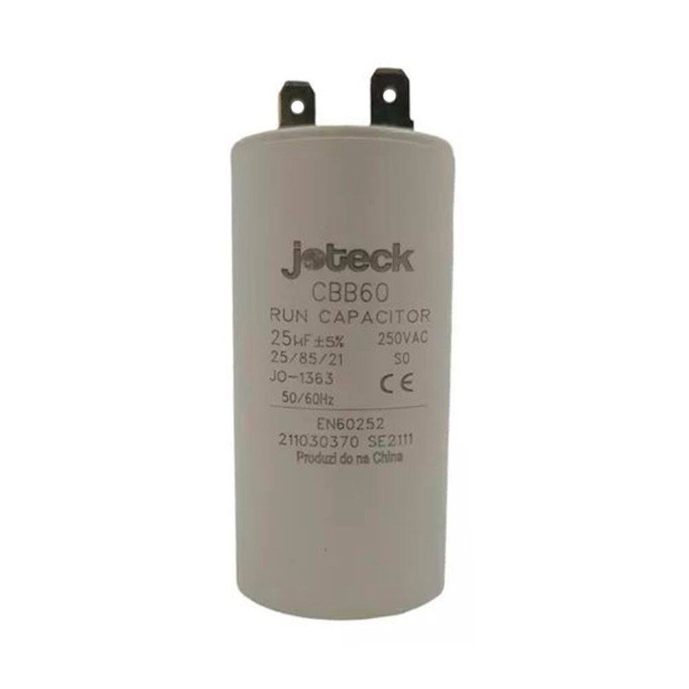 Capacitor 25uf 250v Com Terminais Joteck