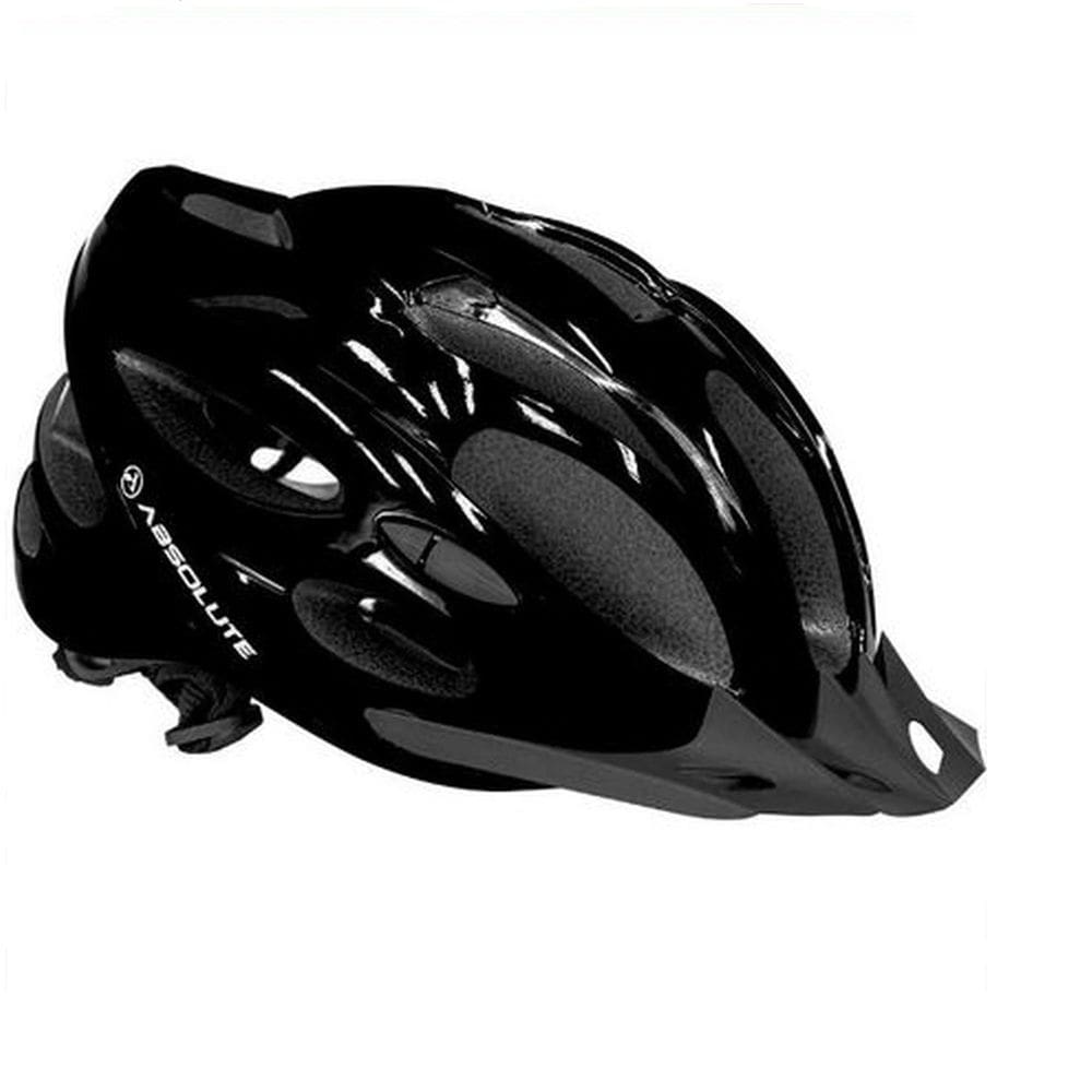 Capacete de Ciclismo Nero Tam G Ajustável LED com Viseira Removível Absolute