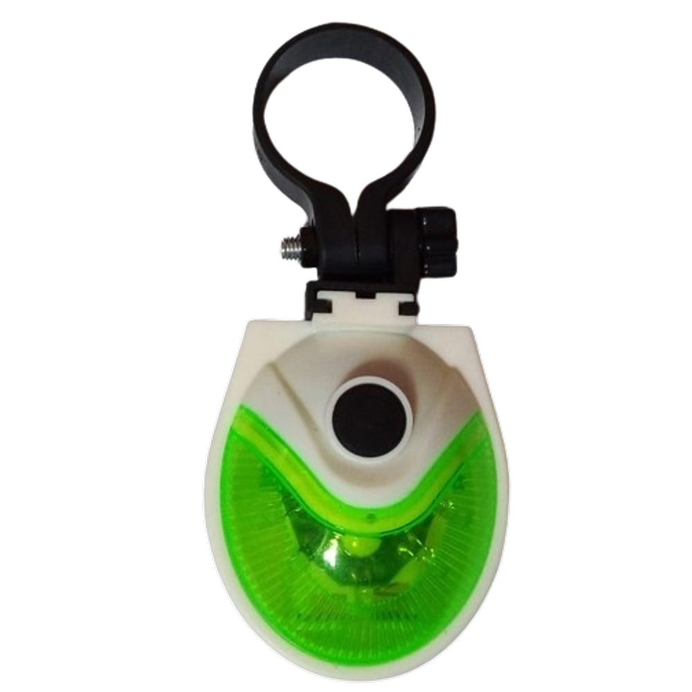 Sinalizador Lanterna Pisca Pisca Verde Iluminação Visualização Segurança Bicicleta Bike Triciclo Pilhas Inclusas