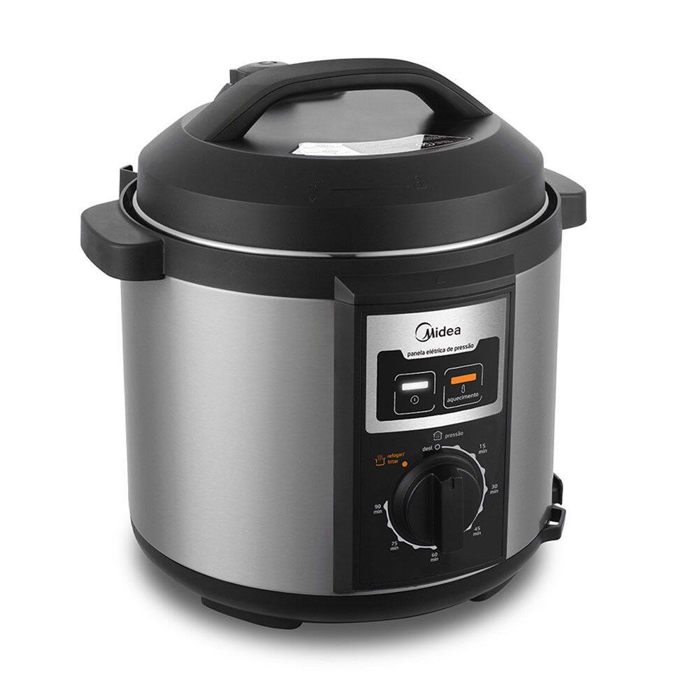 Panela Elétrica de Pressão Midea 6 Litros 1000W PPB71 4 em 1 - 220V