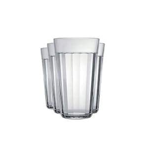 Jogo Copo Vidro Agua Suco Drink Americano 450ml - Kit 4 Unid