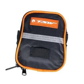 Bolsa De Selim Bicicleta com Faixa Refletora Resistente à Água 3,5 Litros Nylon Modelo 03 Ciclismo Tsw