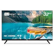 Smart TV LED 32 HQ HD HQSTV32 com Conversor Digital Externo 3 HDMI 2 USB WI-FI Android 11 Design Slim