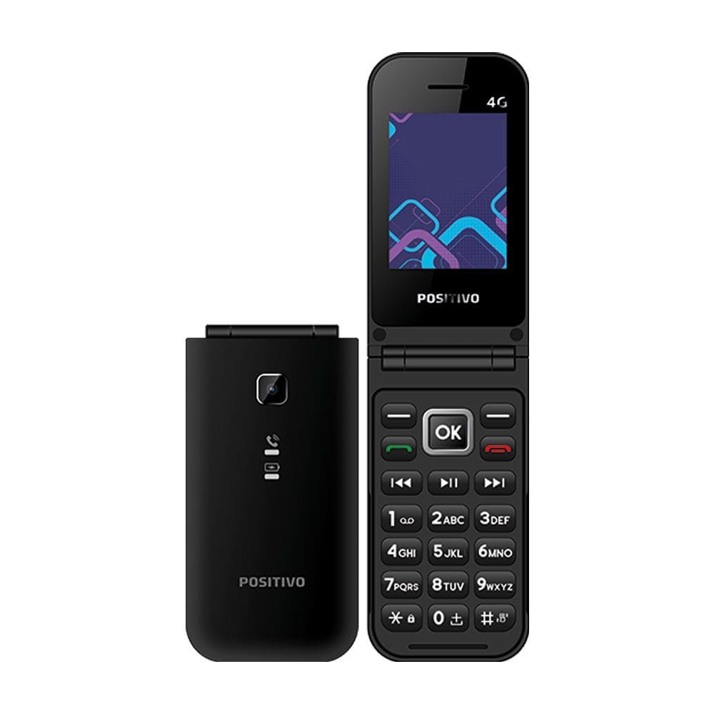 Celular Positivo P51 Flip 4G Dual Sim Rádio FM