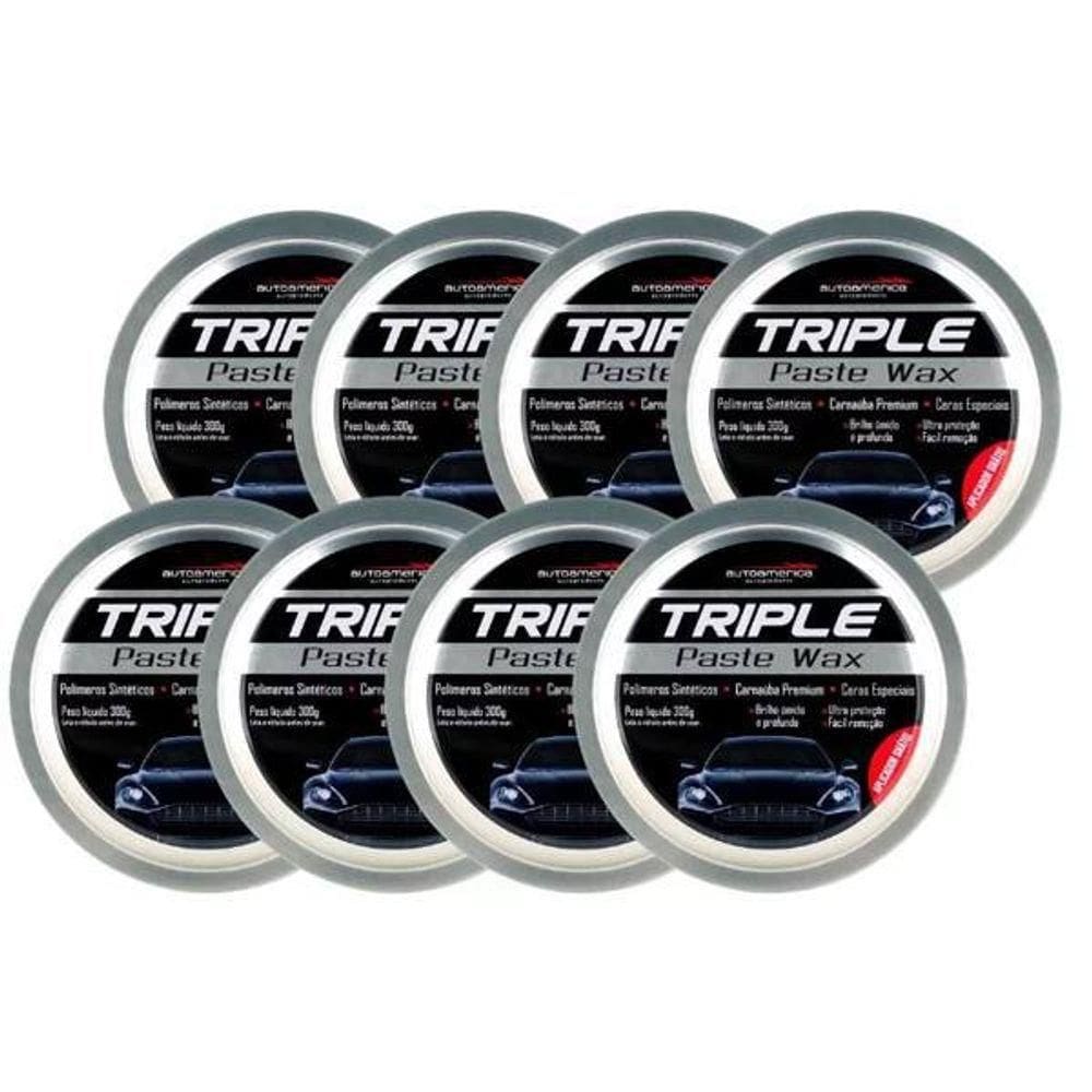 Kit Com 8 Cera Triple Wax 100g - Autoamerica