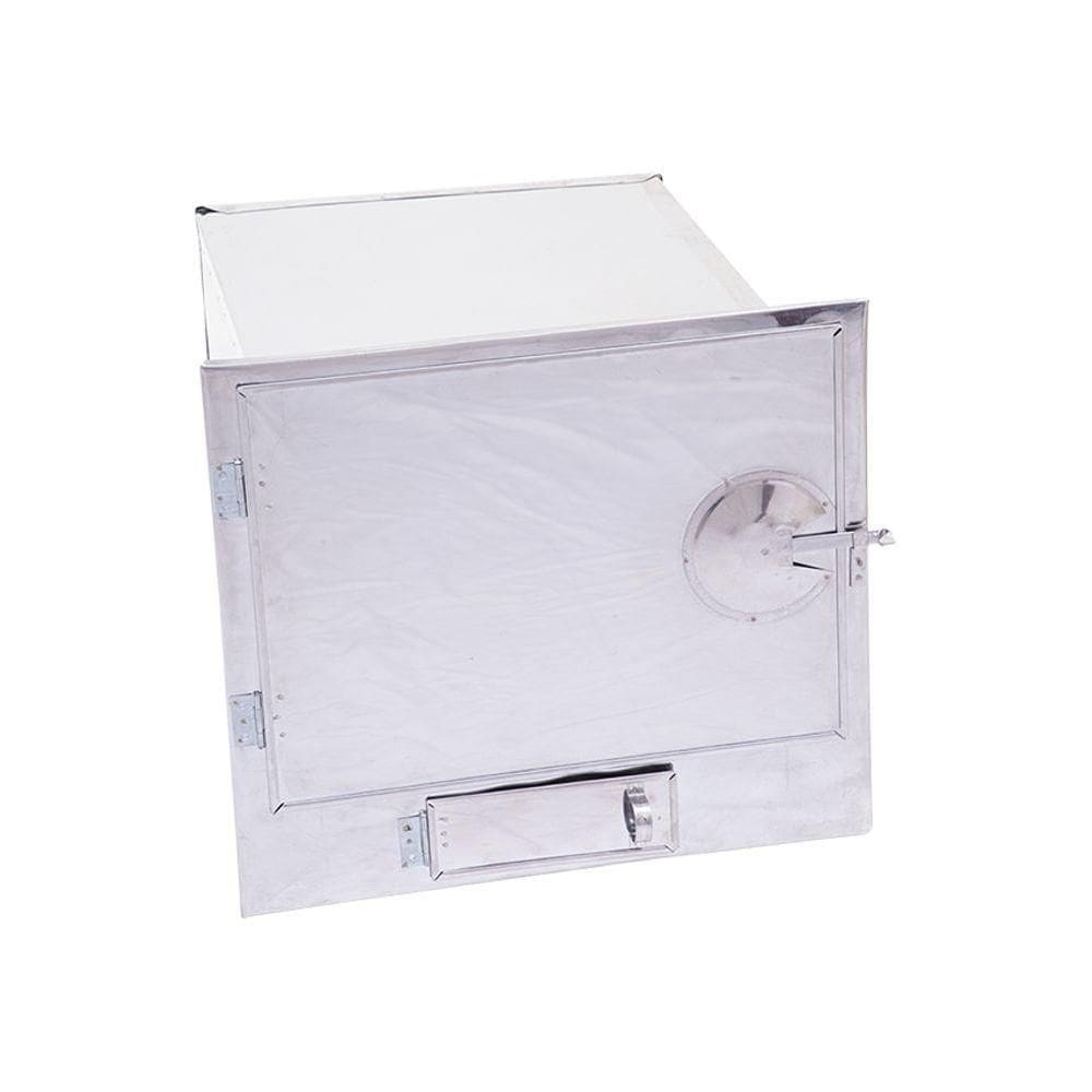 Forno Para Fogão A Lenha Inox 38x49x38cm Nº6 - Gudim