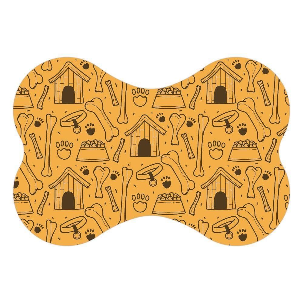 Tapete Comedouro Ração Cachorro Pet Cão Dog Lona Nº5 - 30x44