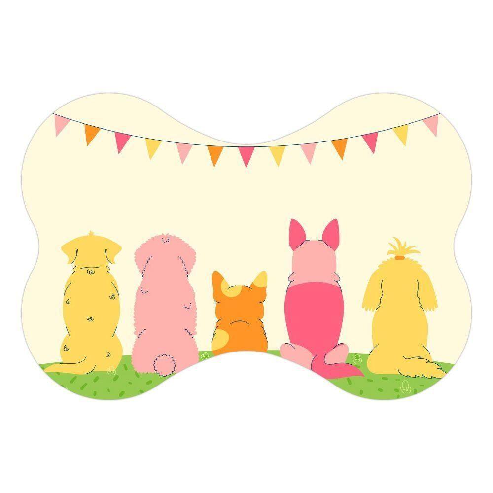 Tapete Comedouro Ração Cachorro Pet Cão Dog Lona Nº2 - 30x44