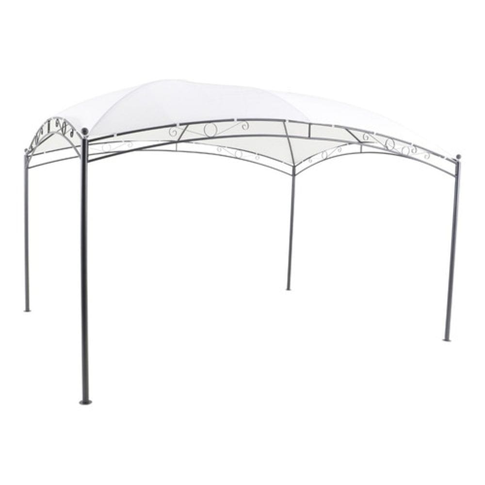 Gazebo Aço Branco E Preto Occo 260x195cm - Naterial