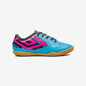 Chuteira Futsal Umbro Action Jr Azul/Preto