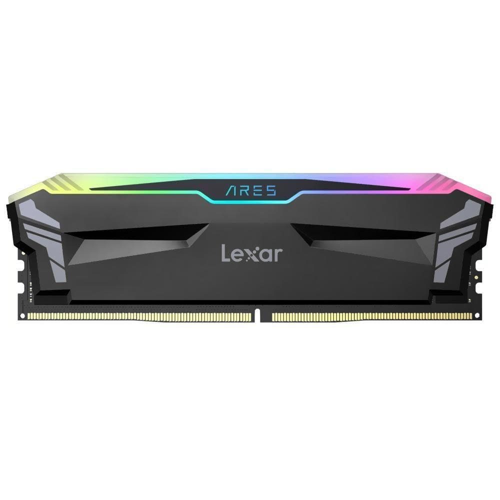 Memória Lexar Ares Rgb Ddr4 16gb 3600mhz Ld4bu016g-r3600gsla