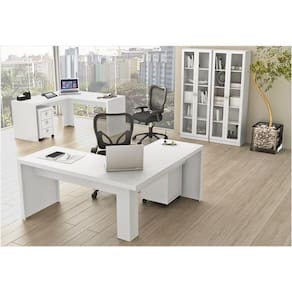 Ambiente Para Home Office 06 Peças Branco