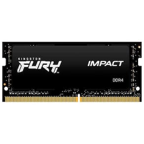 Memória Ram Para Notebook Kingston Fury Impact Ddr4 8gb 3200mhz - Preto (kf432s20ib/8)