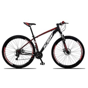 Bicicleta Aro 29 Ksw 24 Vel Shimano Freios Disco e Trava K7