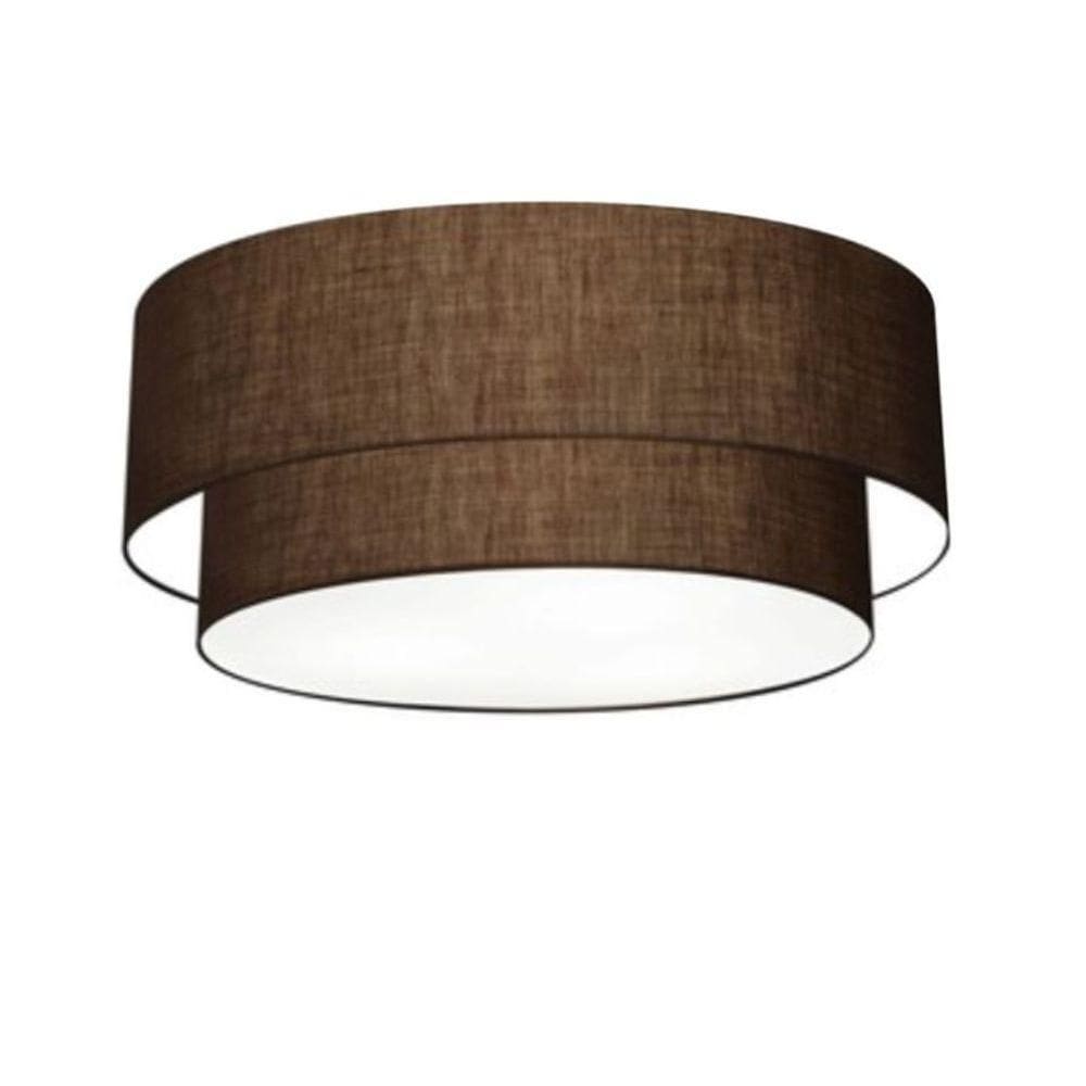 Plafon Banheiro Cilíndrico 60x50cm Cúpula Café
