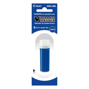 Kit 2 Marcadores Quadro Branco + 2 Refil Marcador + Apagador + Refil De Ponta Pilot Azul E Vermelho