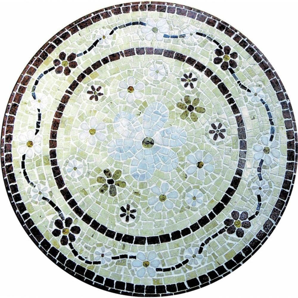 Mandala Mosaico Floral Doppio Festoni Tamanho 90cm