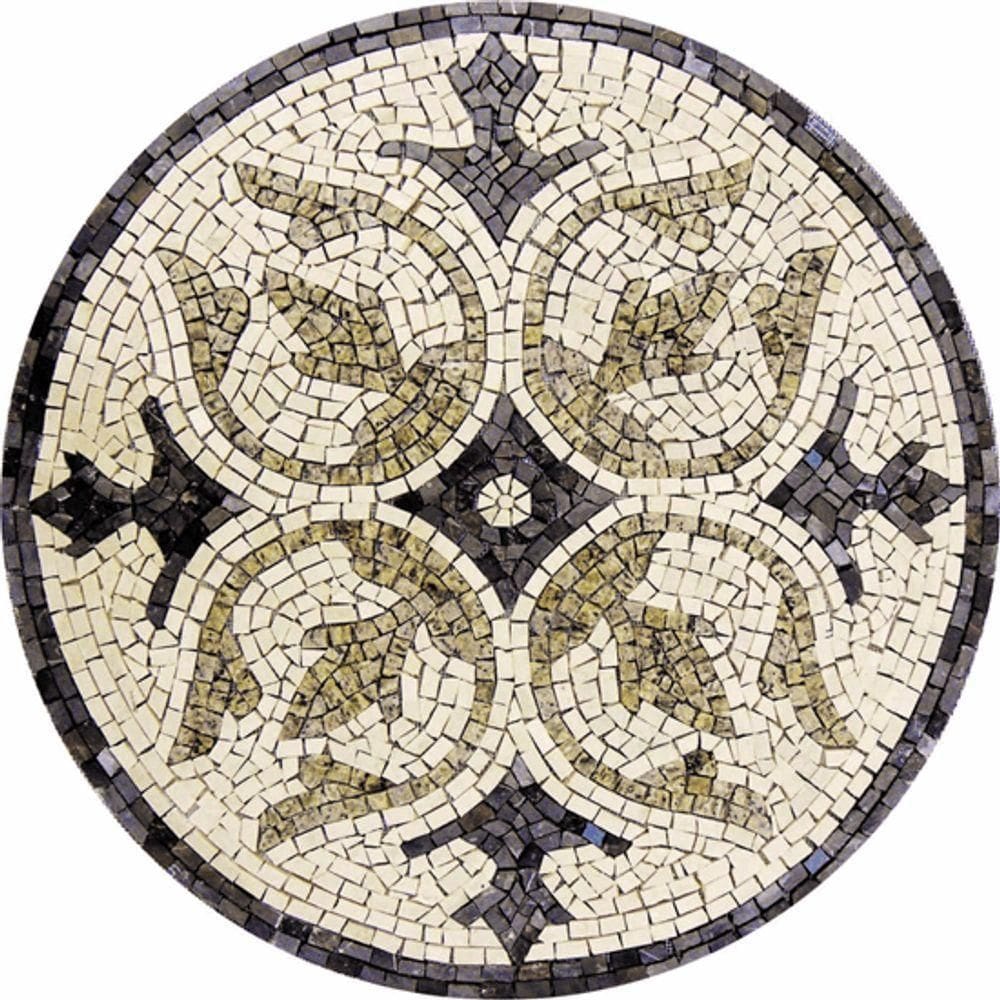 Piso Em Mosaico Romano Quatro Louros