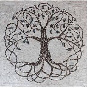 Mosaico árvore Da Vida Tramada Tamanho 100cm