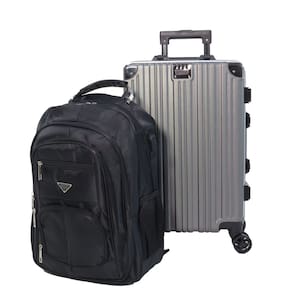 Kit Mala de Bordo Madri + Mochila Impermeável Notebook 17"