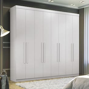 Guarda Roupa 8 Pt E 4 Gv Master New Santos Andirá Branco