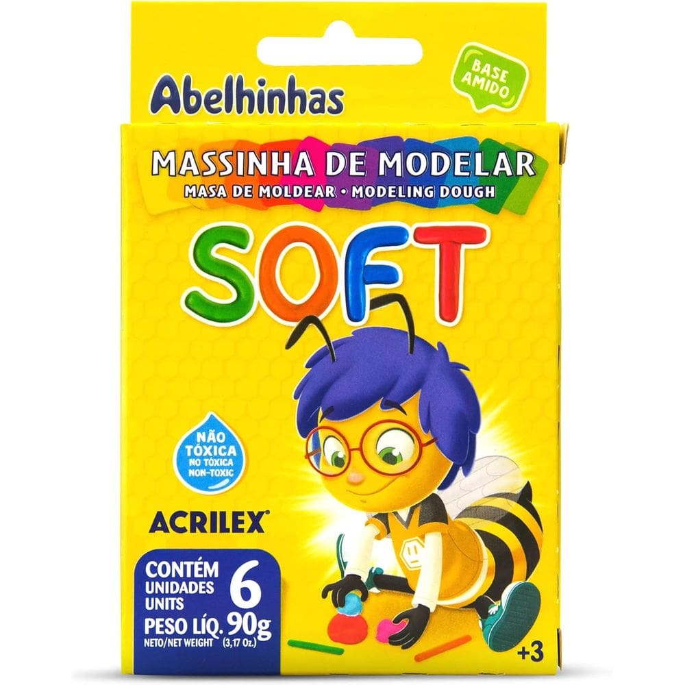 Massa Para Modelar Soft 90G 06C Acrilex