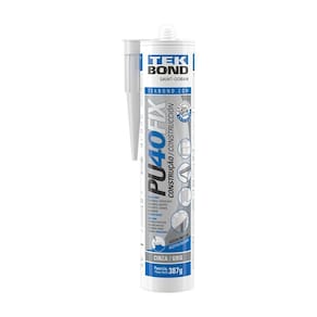 Adesivo Pu40fix Cartucho 387g-280ml - Tekbond Cinza