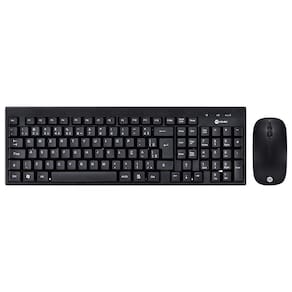 Teclado E Mouse Sem Fio Usb Dynamic Corp Abnt2/1600 Dpi Pret