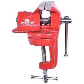 Torno De Bancada 60mm Giratória Mini Worker