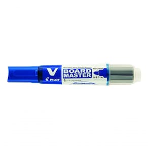Marcador Para Quadro Branco V-board Master Pilot Recarregável Azul