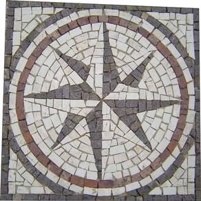 Rosa Dos Ventos Em Mosaico Rosone Fiorentino I Rústico