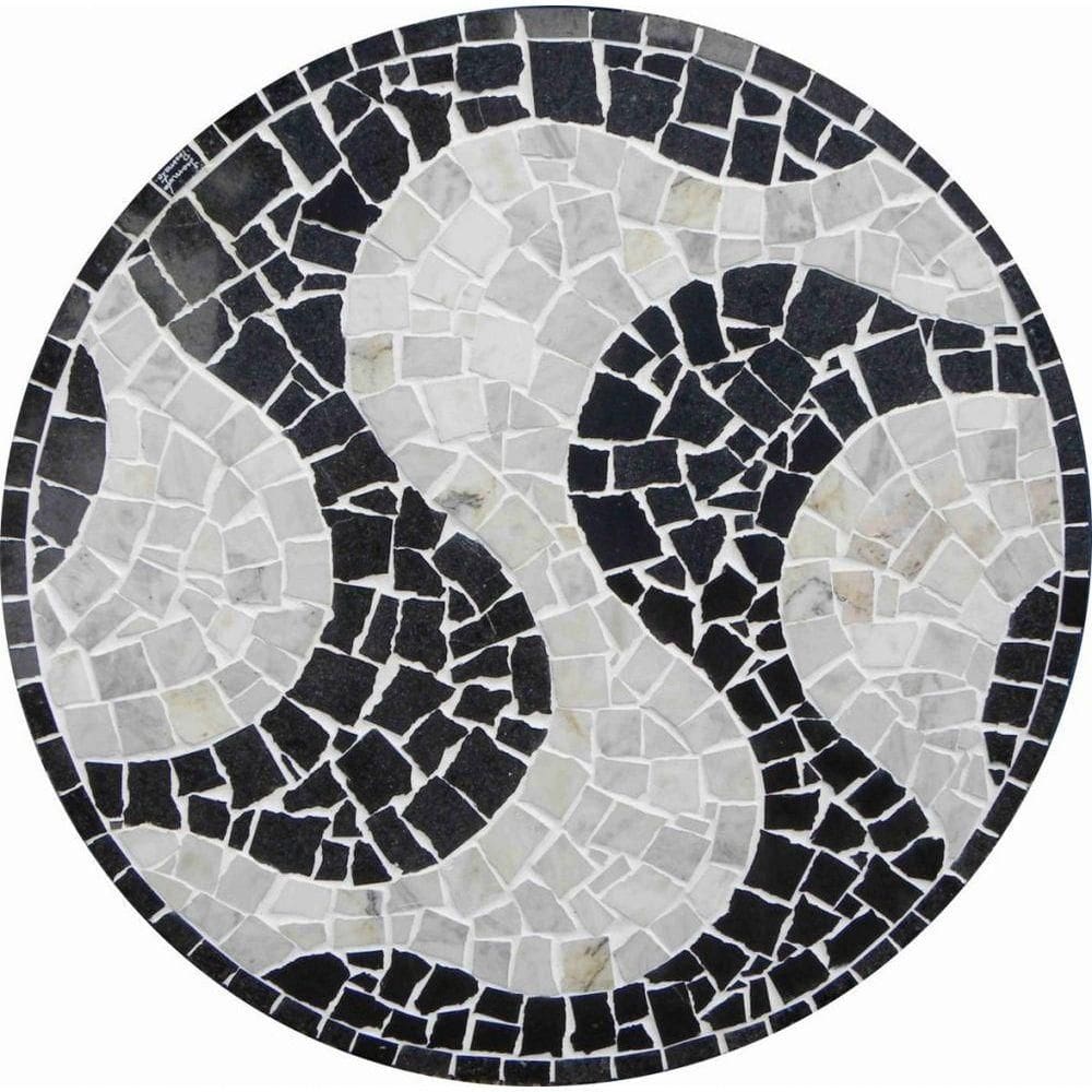 Rosone Mosaico Contemporâneo Copacabana