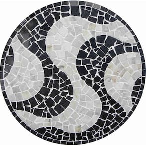 Rosone Mosaico Contemporâneo Copacabana