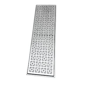 Ralo para Quintal Alumínio 15x50 Dubai com Tela Anti Insetos no Aro