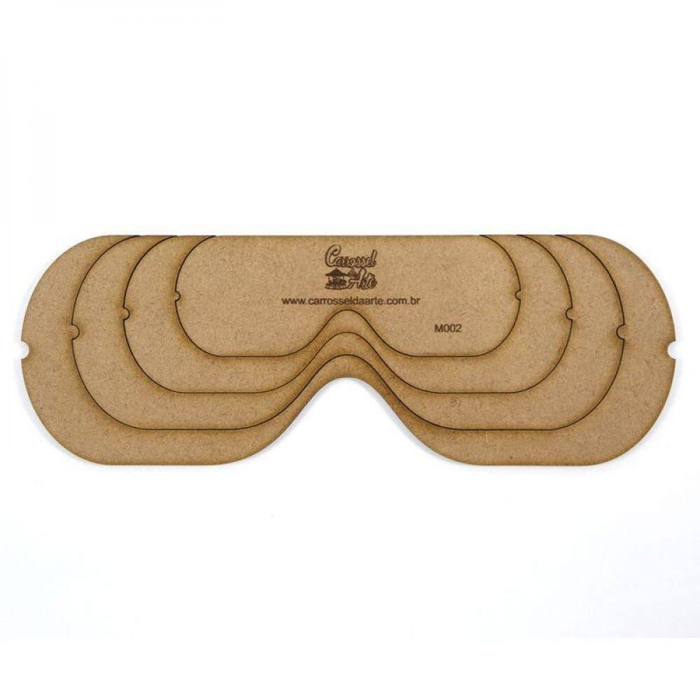 Gabarito Para Mascara De Dormir Mdf M002