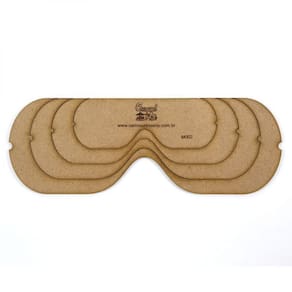 Gabarito Para Mascara De Dormir Mdf M002