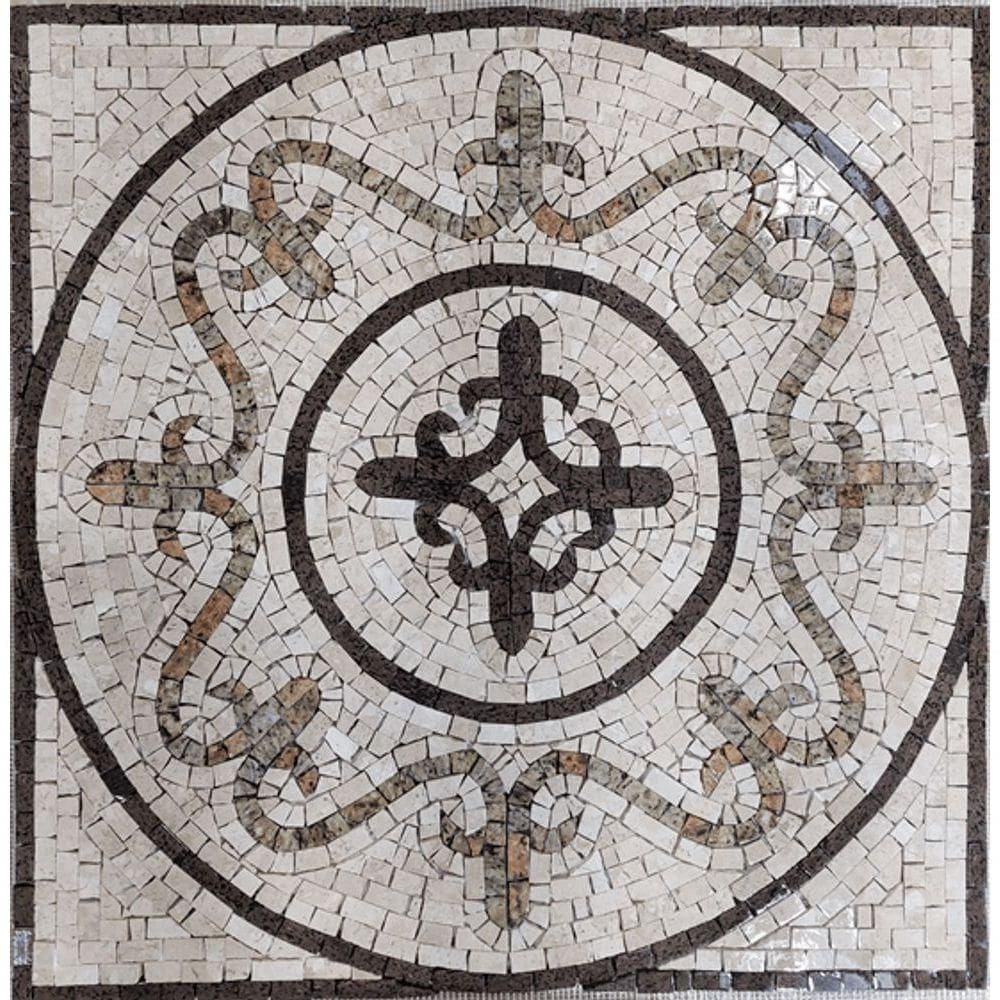 Piso Em Mosaico Romano Pedras Lis Iii