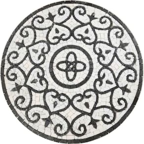 Piso Em Mosaico Romano Itálico Tamanho 150cm