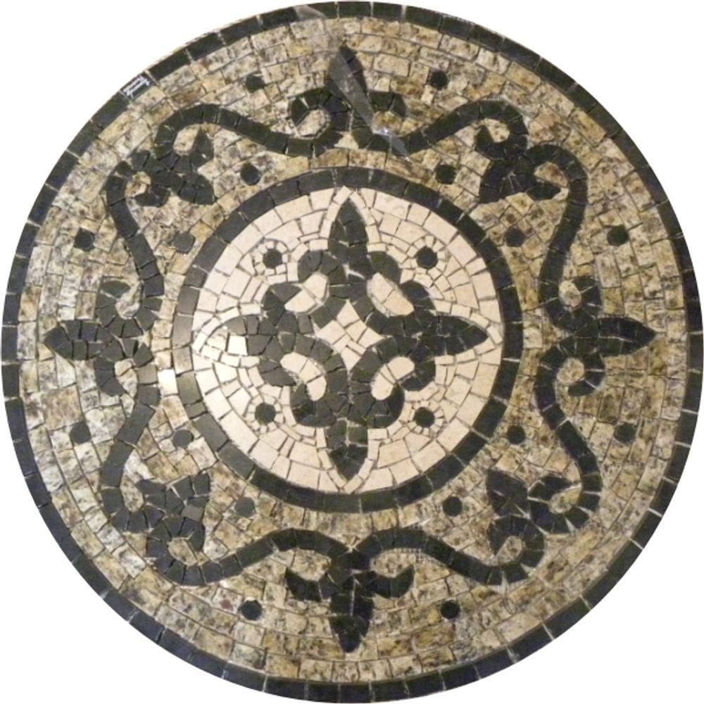 Piso Em Mosaico Romano Pedras Lis Lis