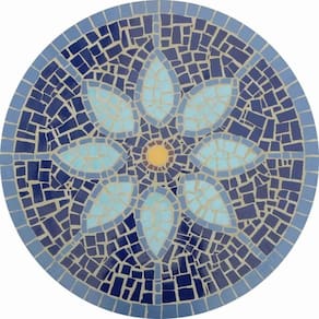Mesa Em Mosaico Doce Lar - Somente O Tampo Tamanho 130cm