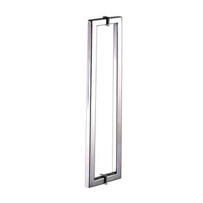 Puxador Duplo para Box Banheiro de 30cm em Aço Inox Polido Brilhante Linha Larissa  Stainless