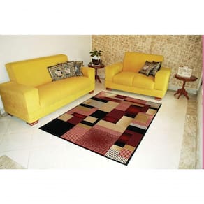 Tapete Veludo 2.00m X 2.50m Marbella Moderno Artistic-1 Rayza