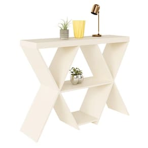 Aparador Estrela Off White Com 1 Prateleiras 2 Nichos