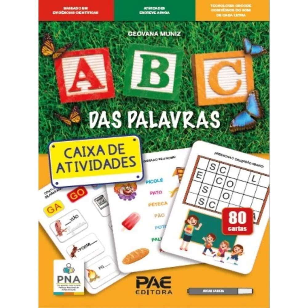 Abc Das Palavras - Escreve A Paga - Caixa De Ativi